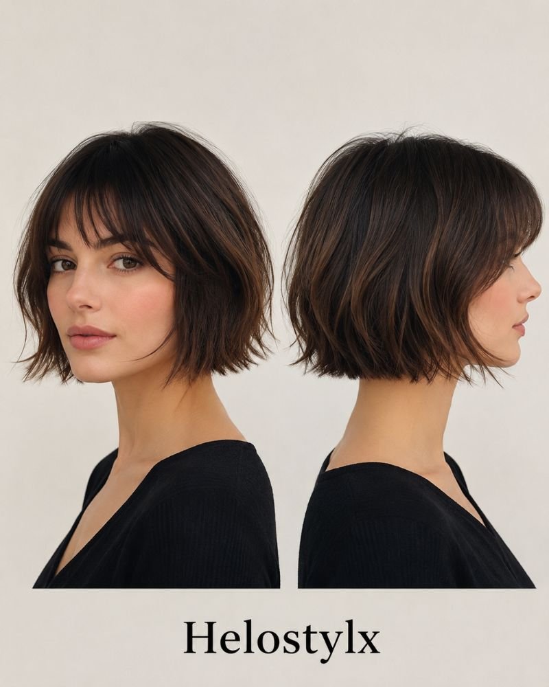 French Bob with Wispy Ends