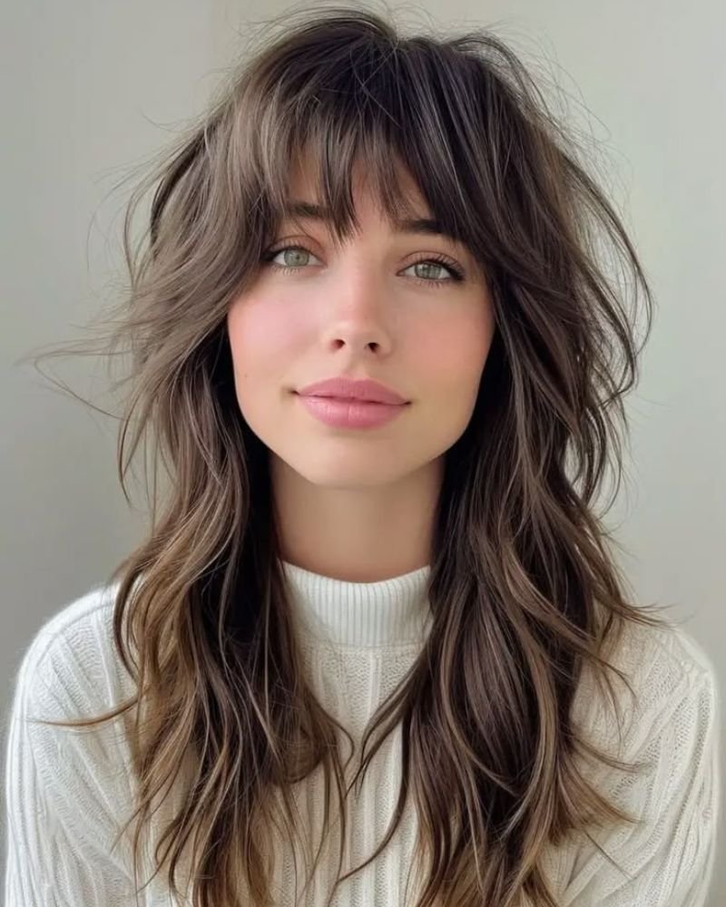 Long Shag with Bangs
