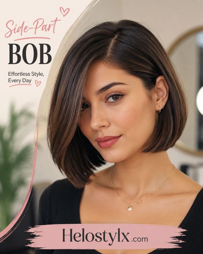 Side-Part Bob