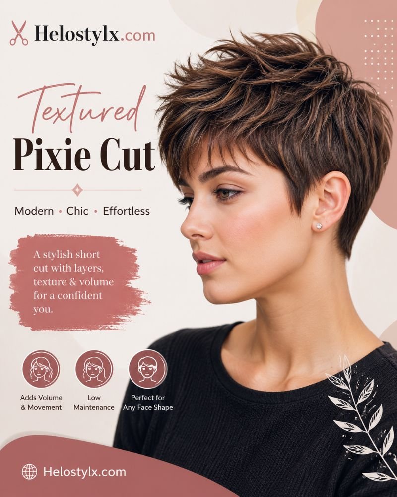 Textured Pixie Cut