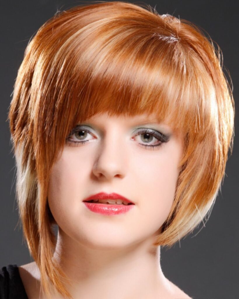 Asymmetrical Straight Razor Haircut