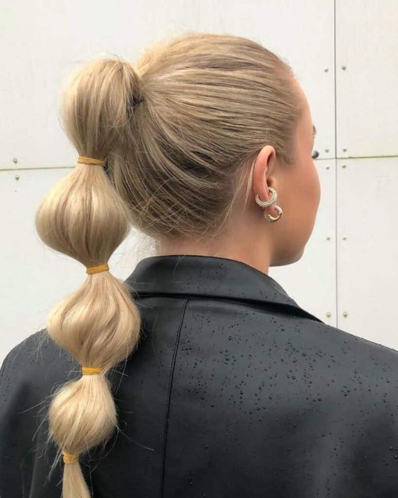 Bubble ponytail