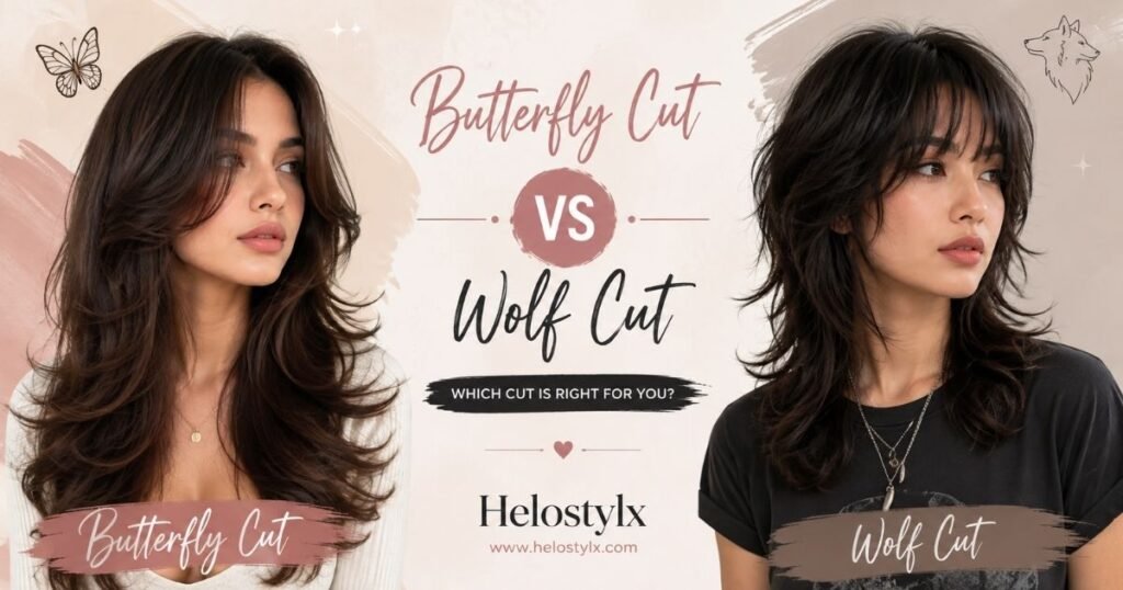 Butterfly Cut vs Wolf Cut