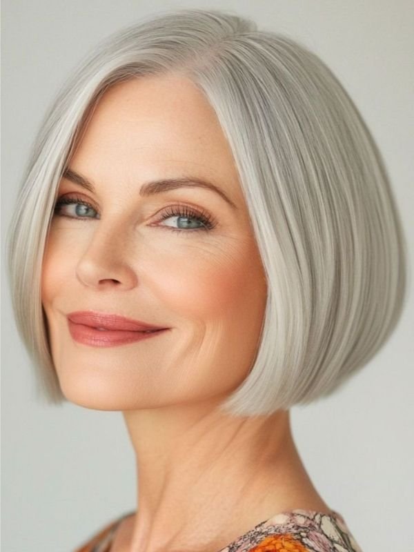 Chin Length Blunt Bob