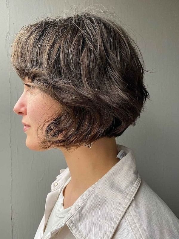 Classic French Bob With Textured Finish