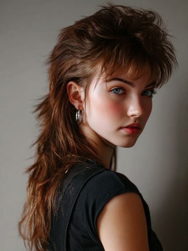 Classic Mullet Hairstyle Evolution