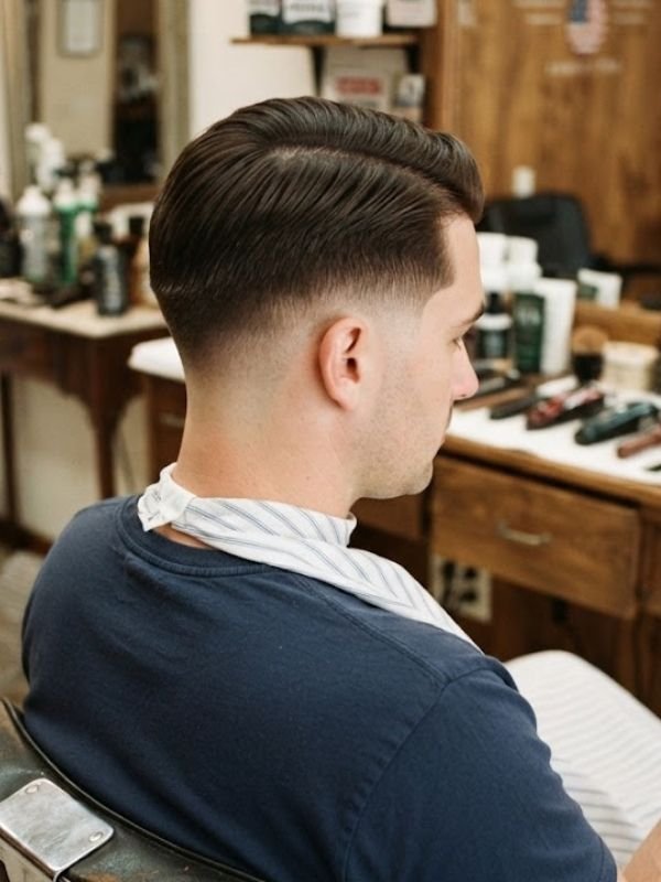 Clean Ivy League Inspired 90s Cut