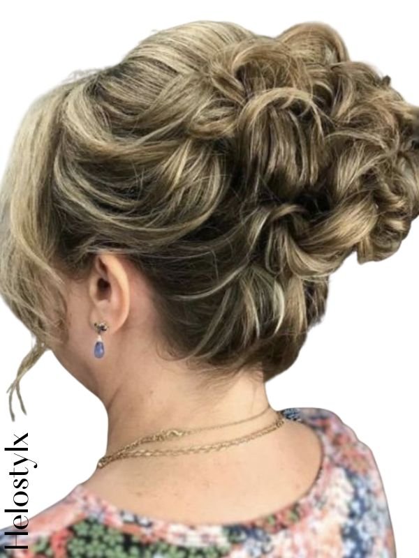 Curly High Updo