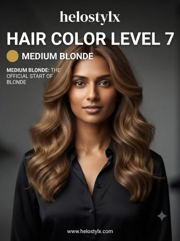 Hair Color Level 7 Medium Blonde