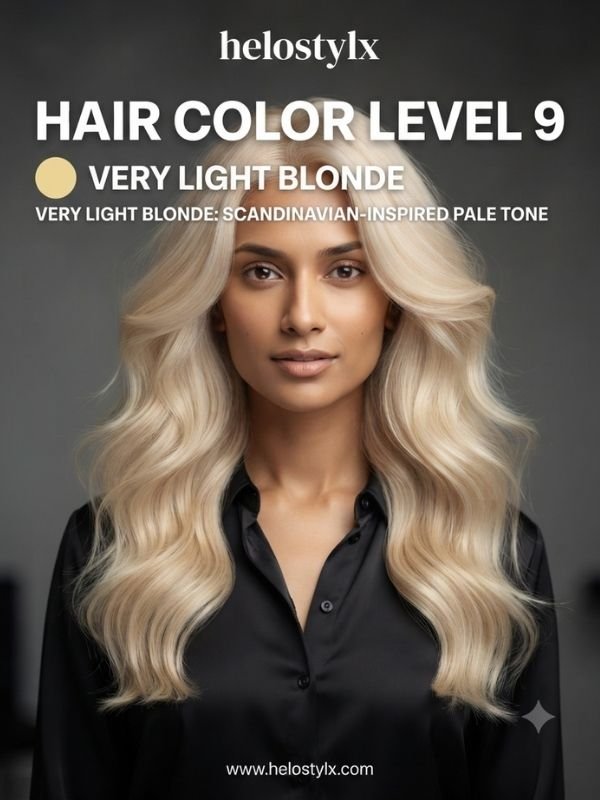 Hair Color Level 9 Very Light Blonde