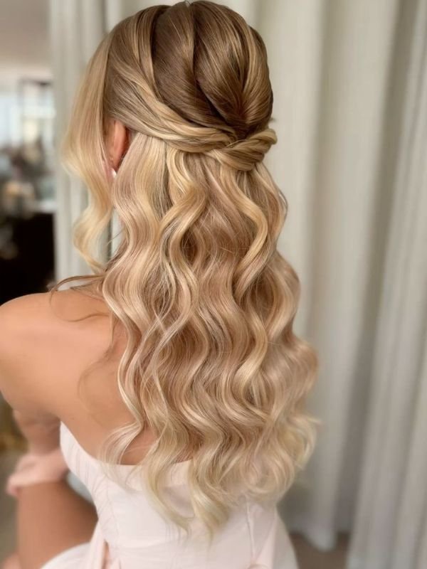 Half Up Half Down Illusion Hairstyle