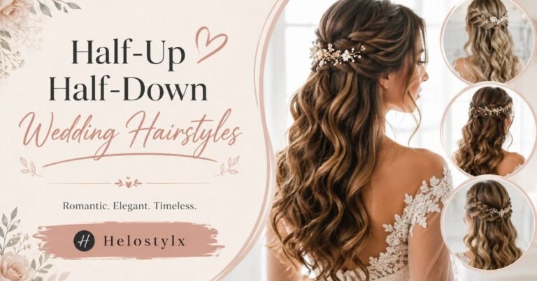 Half-Up Half-Down Wedding Hairstyles
