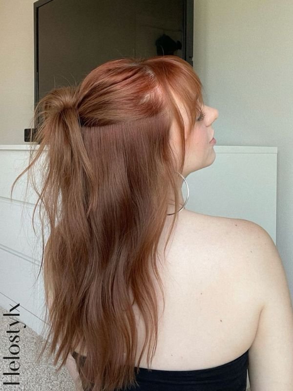 Half-Up Half-Down with Volume