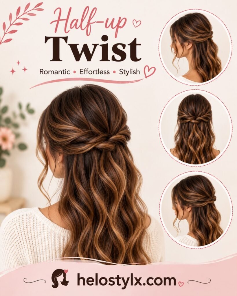 Half-up twist