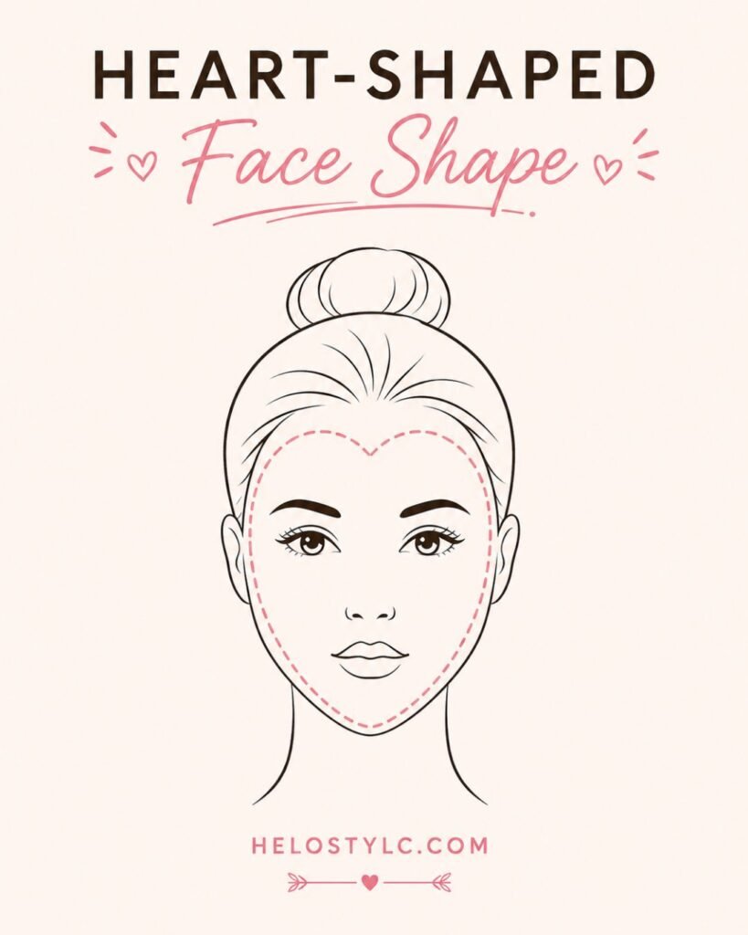Heart-shaped faces 