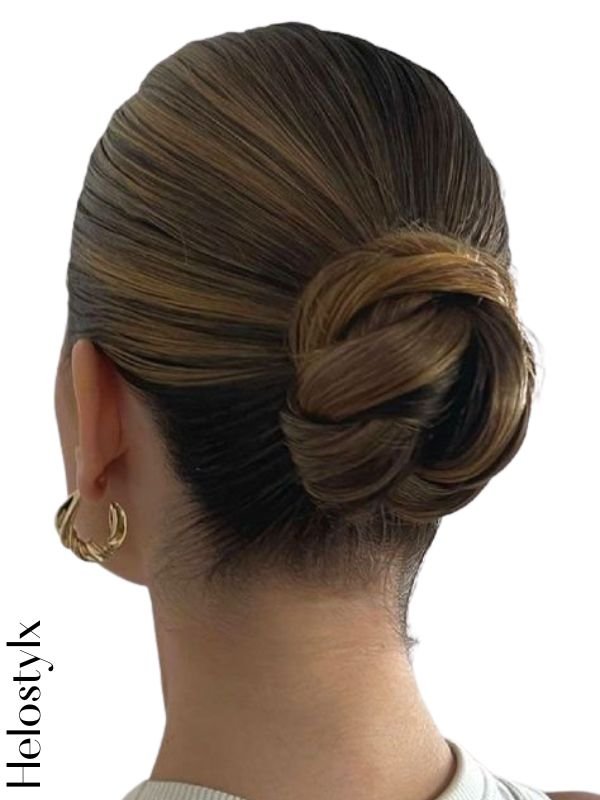 Knotted Low Bun