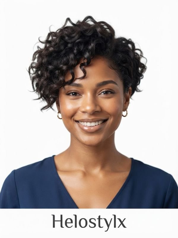 Layered Curly Pixie