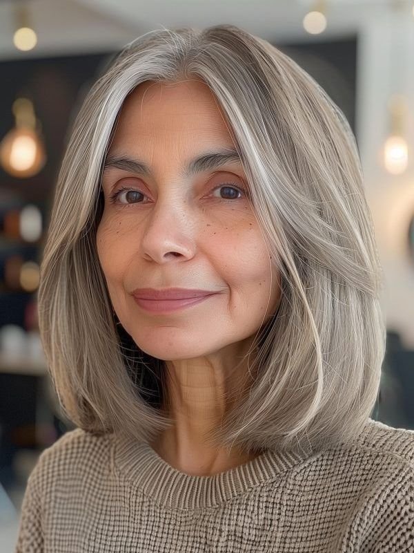 Layered Lob (Long Bob)