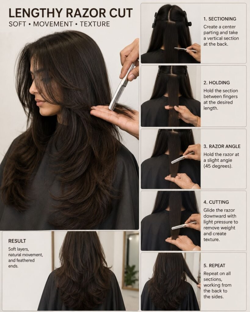 Lengthy Razor Cut