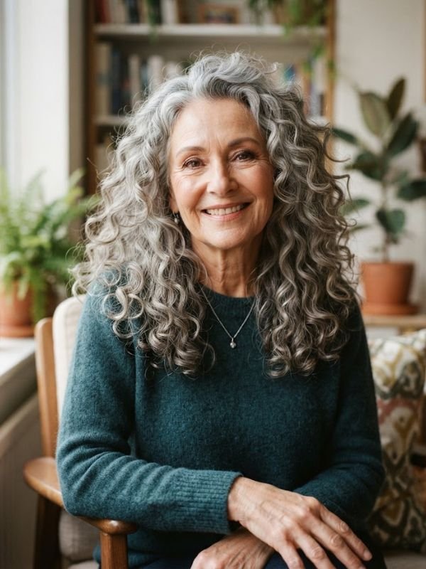Long Layered Haircut for Curly Locks