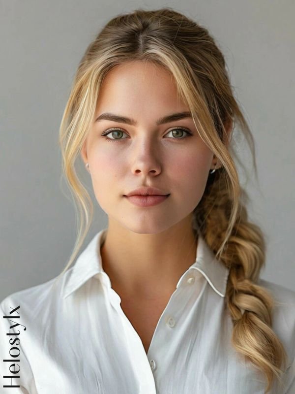 Loose Braids with Face-Framing Layers
