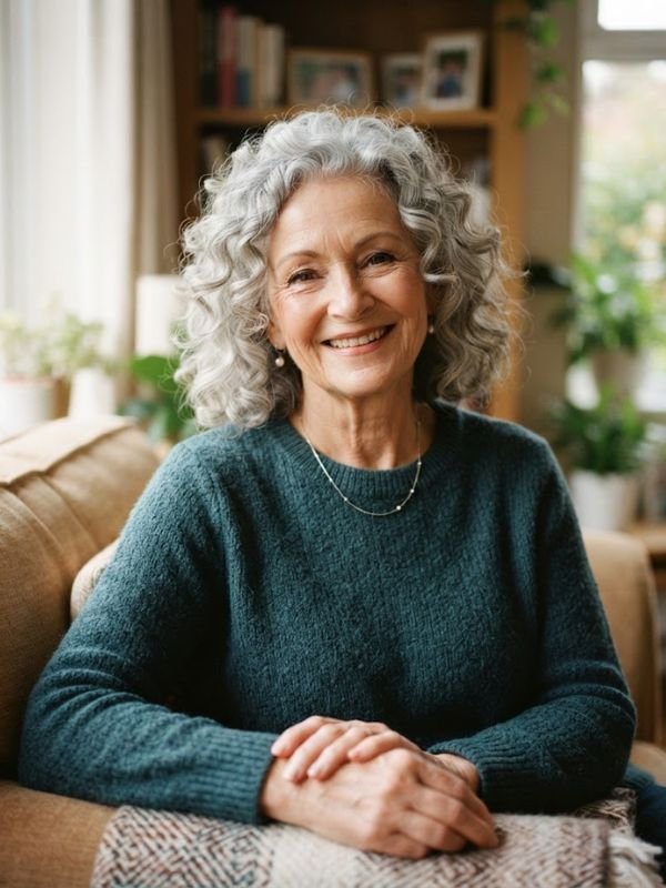 Lovely Soft Curls for Senior Ladies