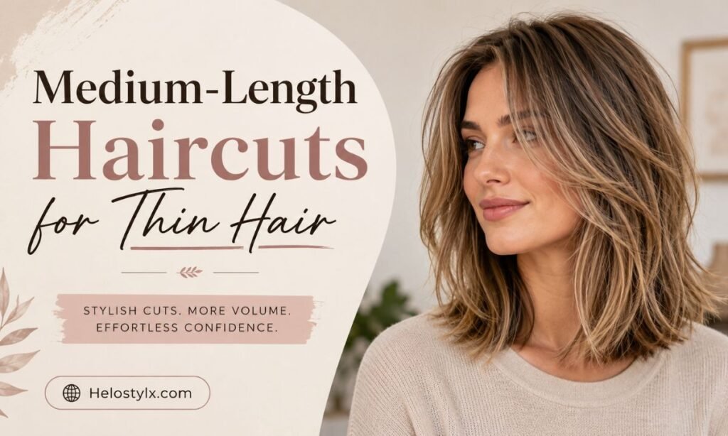 Medium Length Haircuts for Thin Hair