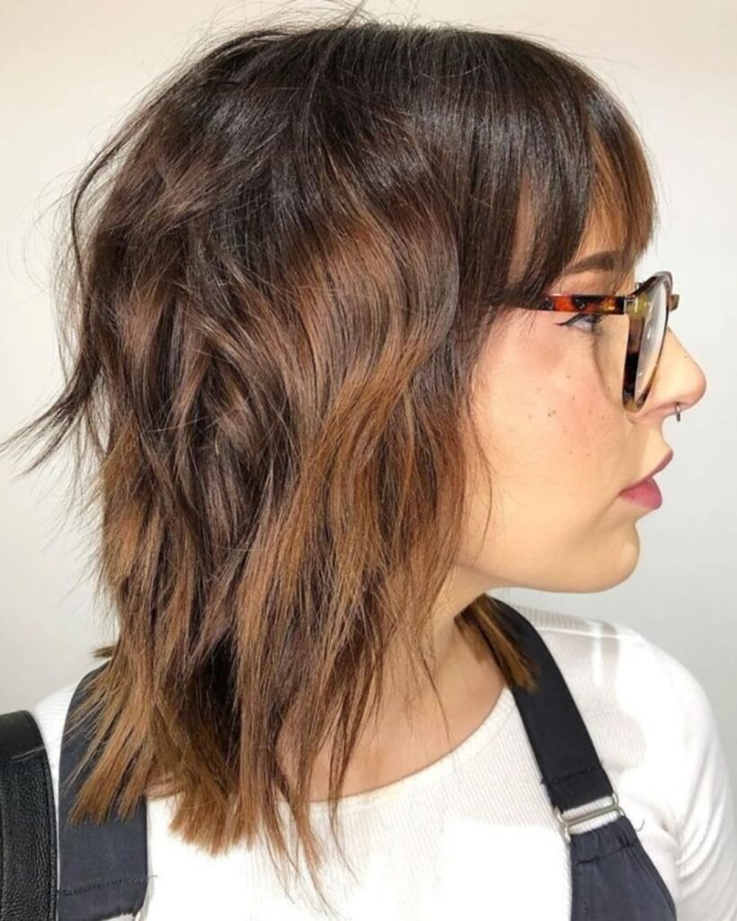 Messy Razor Cut Hairstyle