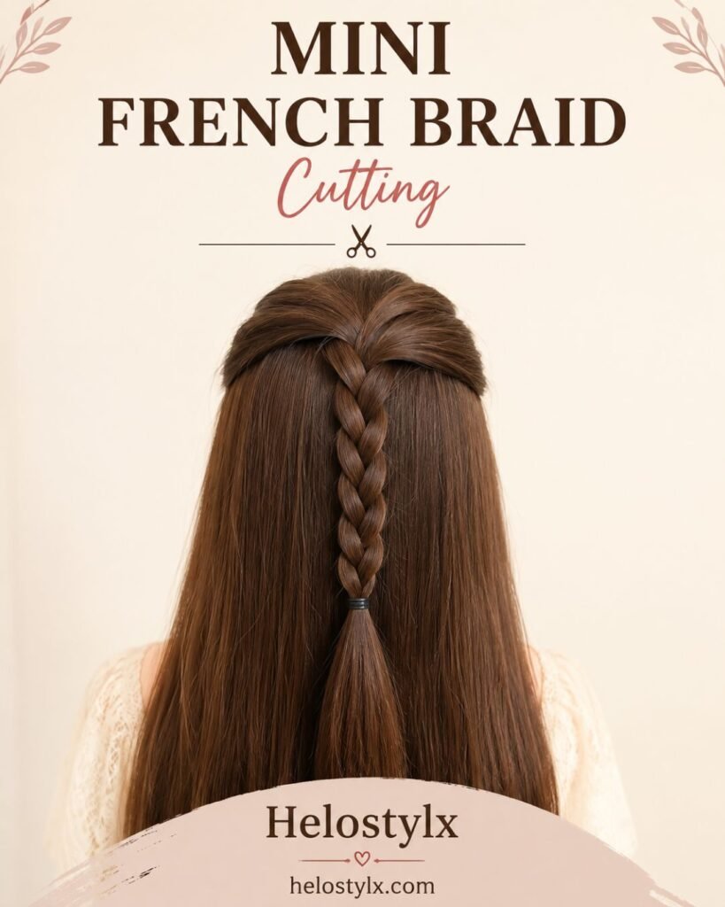 Mini French Braid