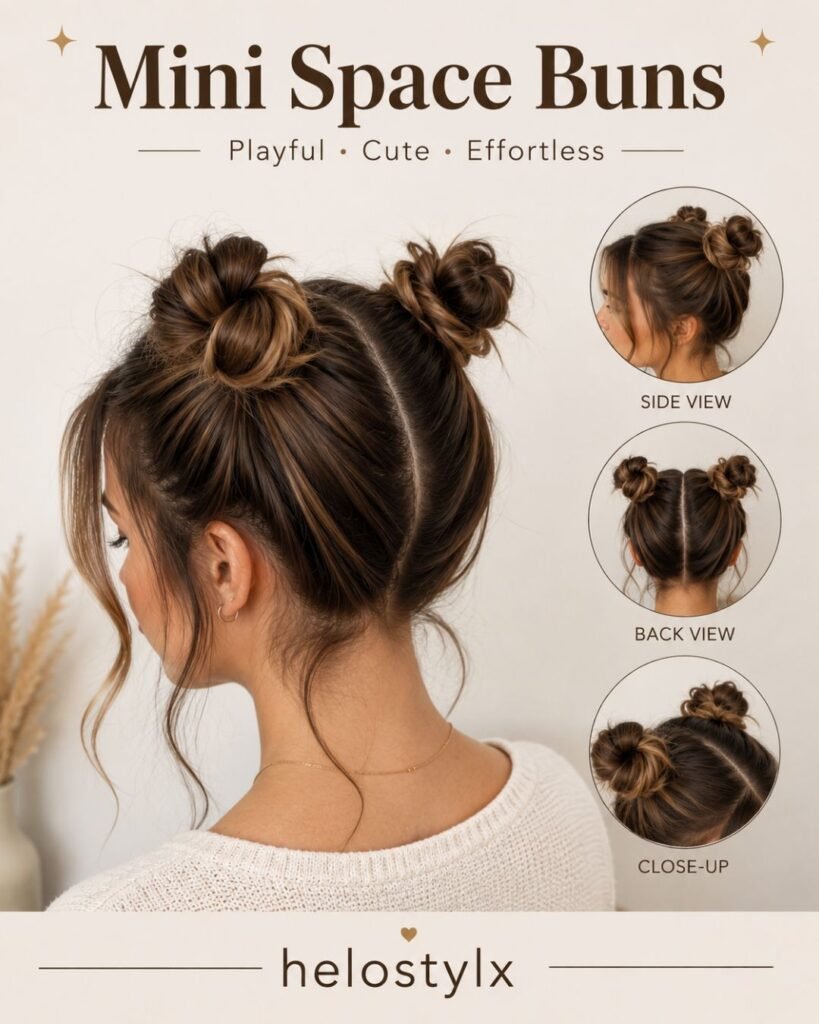 Mini space buns
