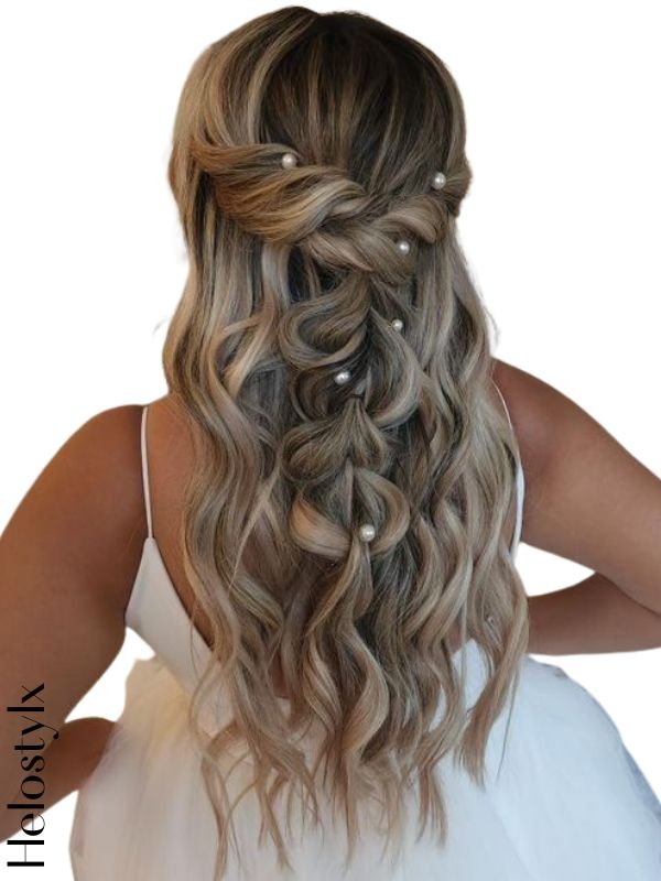 Pearl Half-Up Waves