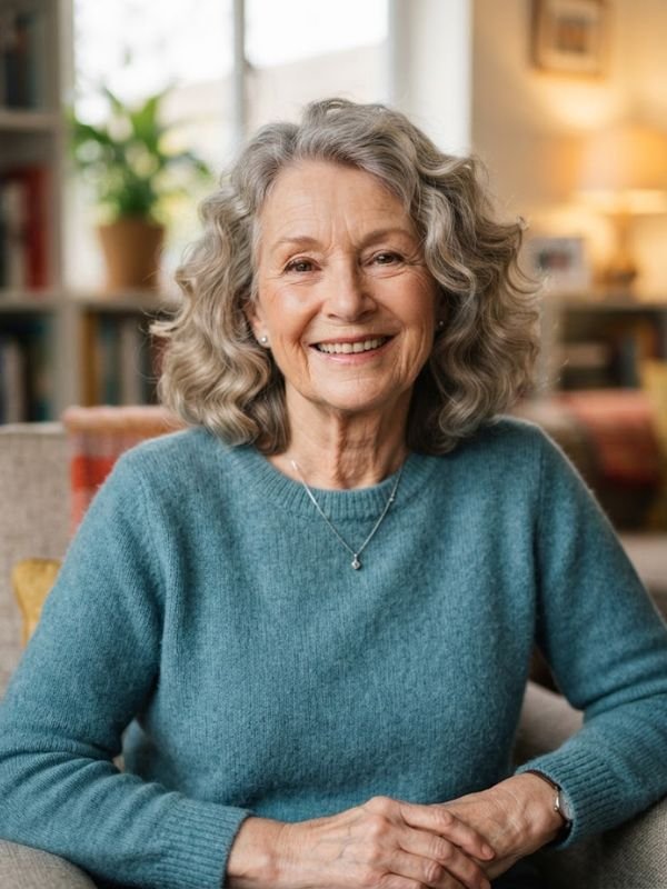 Permed Soft Waves for Older Women