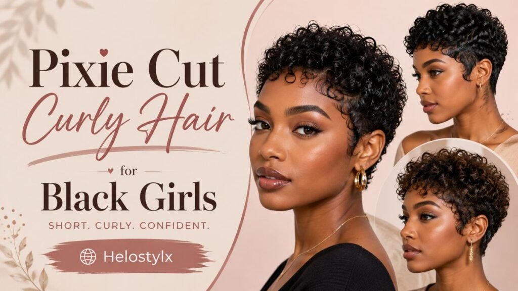 Pixie Cut Curly Hair for Black Girls
