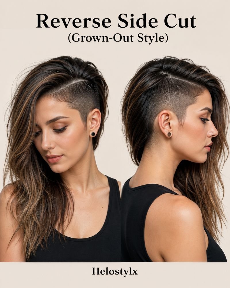 Reverse Side Cut (Grown-Out Style)