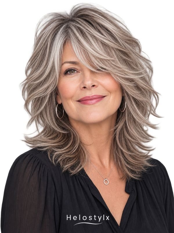 Shag with Long Bangs