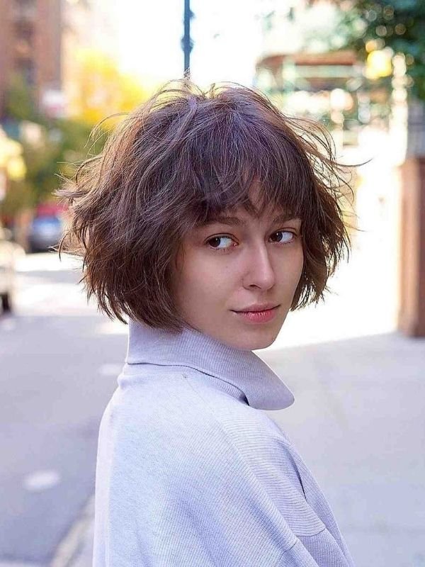 Short Messy French Bob