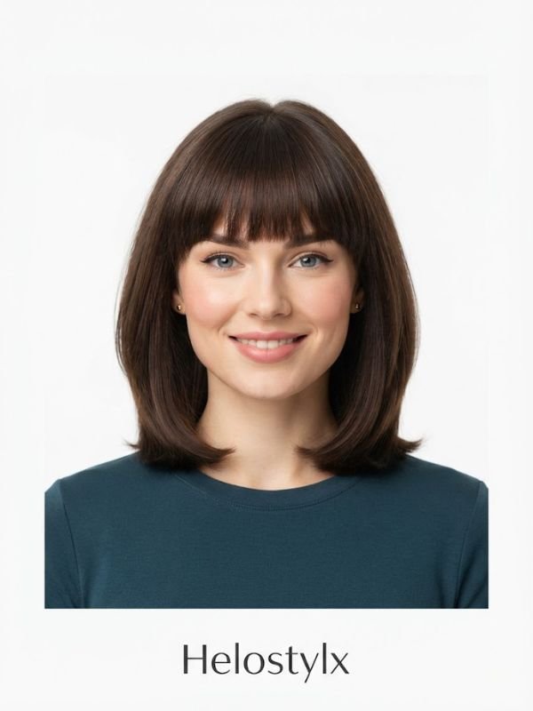 Shoulder-Length with Full Bangs