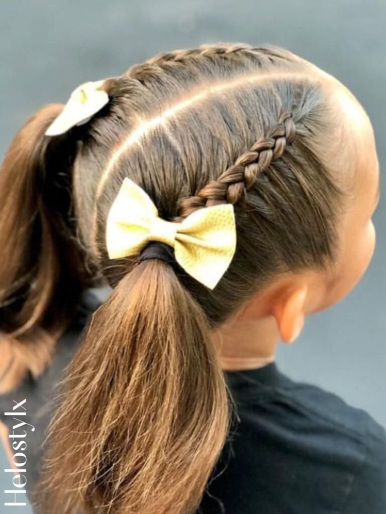 Side Braid with Low Pigtails