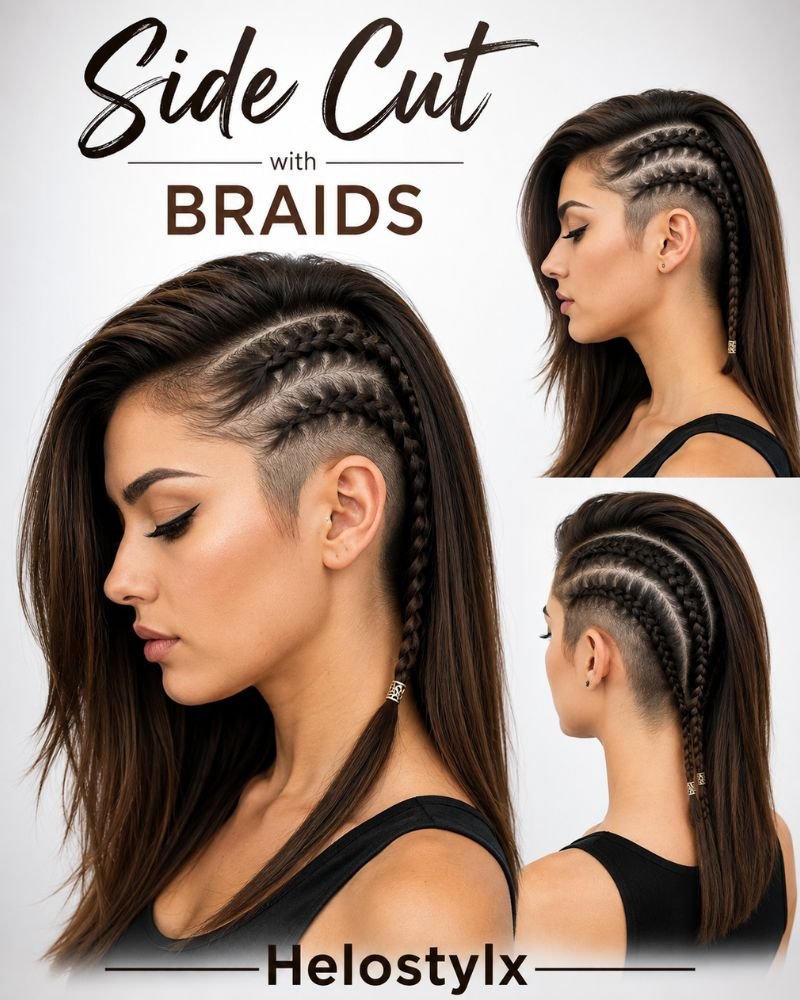 Side Cut with Braids