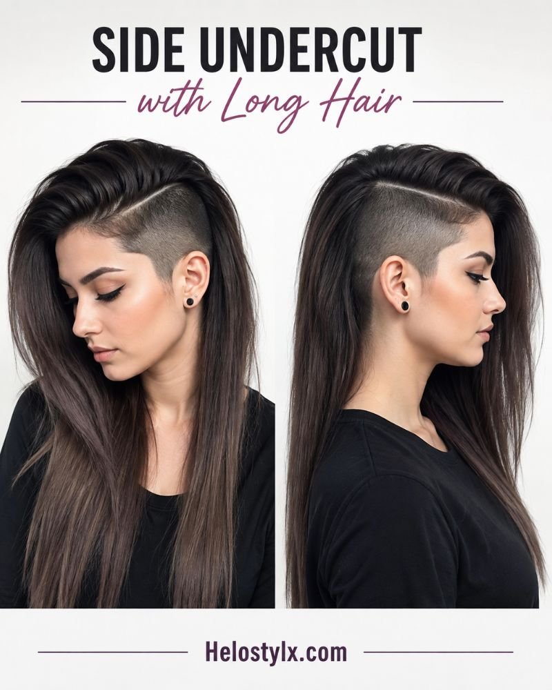 Side Undercut with Long Hair