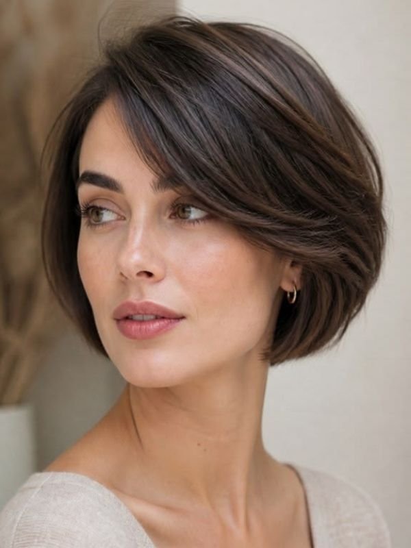 Sleek French Bob With Subtle Texture