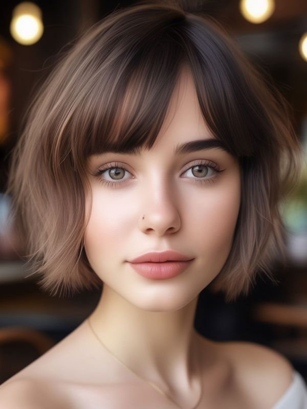 Sleek French Bob With Tapered Ends