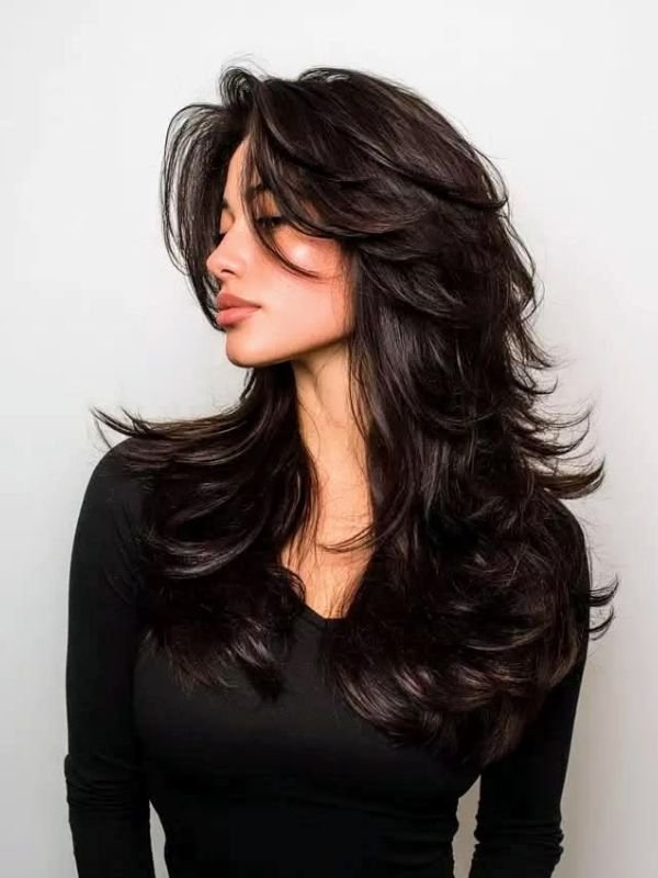 Soft Wolf Cut for Long Hair