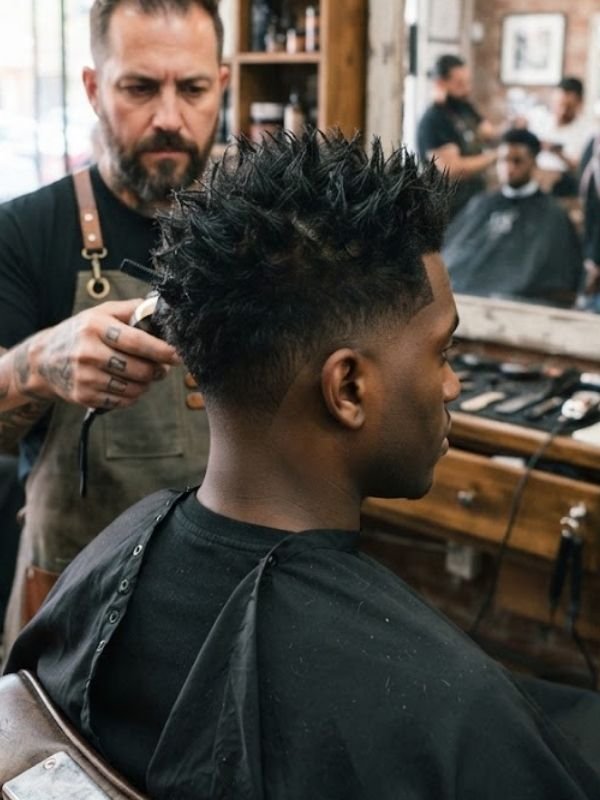 Spiky Textured Hair