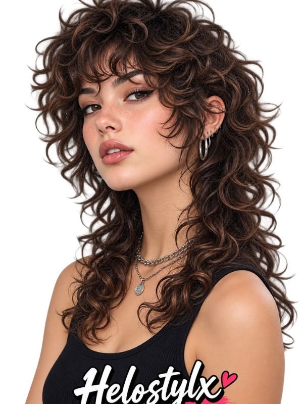 The curly mullet