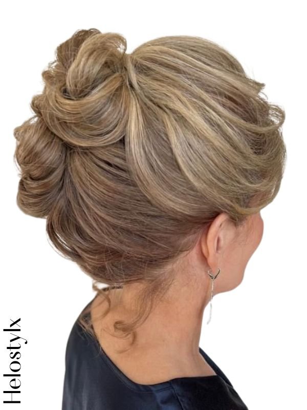 Tousled High Bun