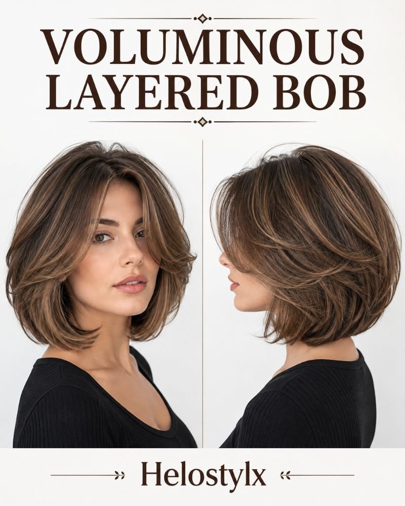 Voluminous Layered Bob