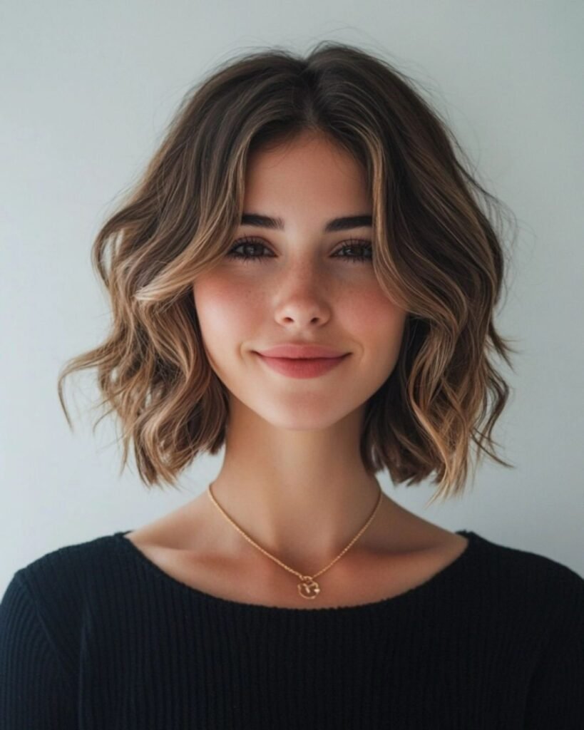 Wavy Bob Haircut