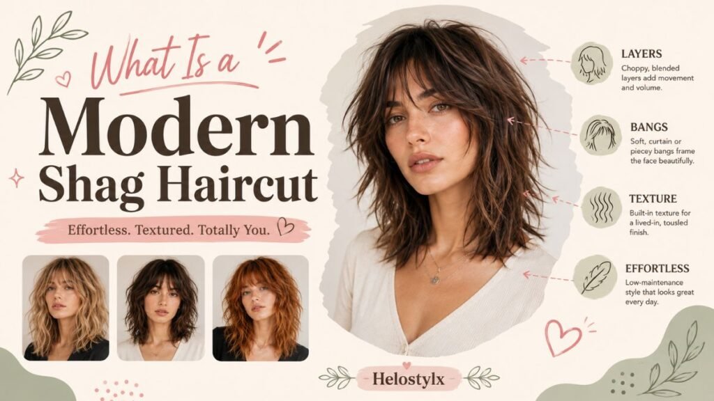 What Is a Modern Shag Haircut