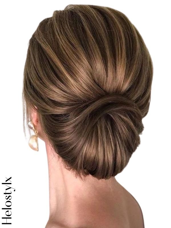 Wrapped Low Chignon